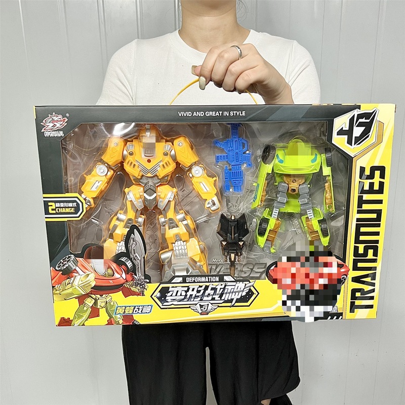 男の子の自動車の変形のおもちゃの子供の金剛のロボットの模型の大きい贈り物の箱の養成訓練班の幼稚園の贈り物|undefined