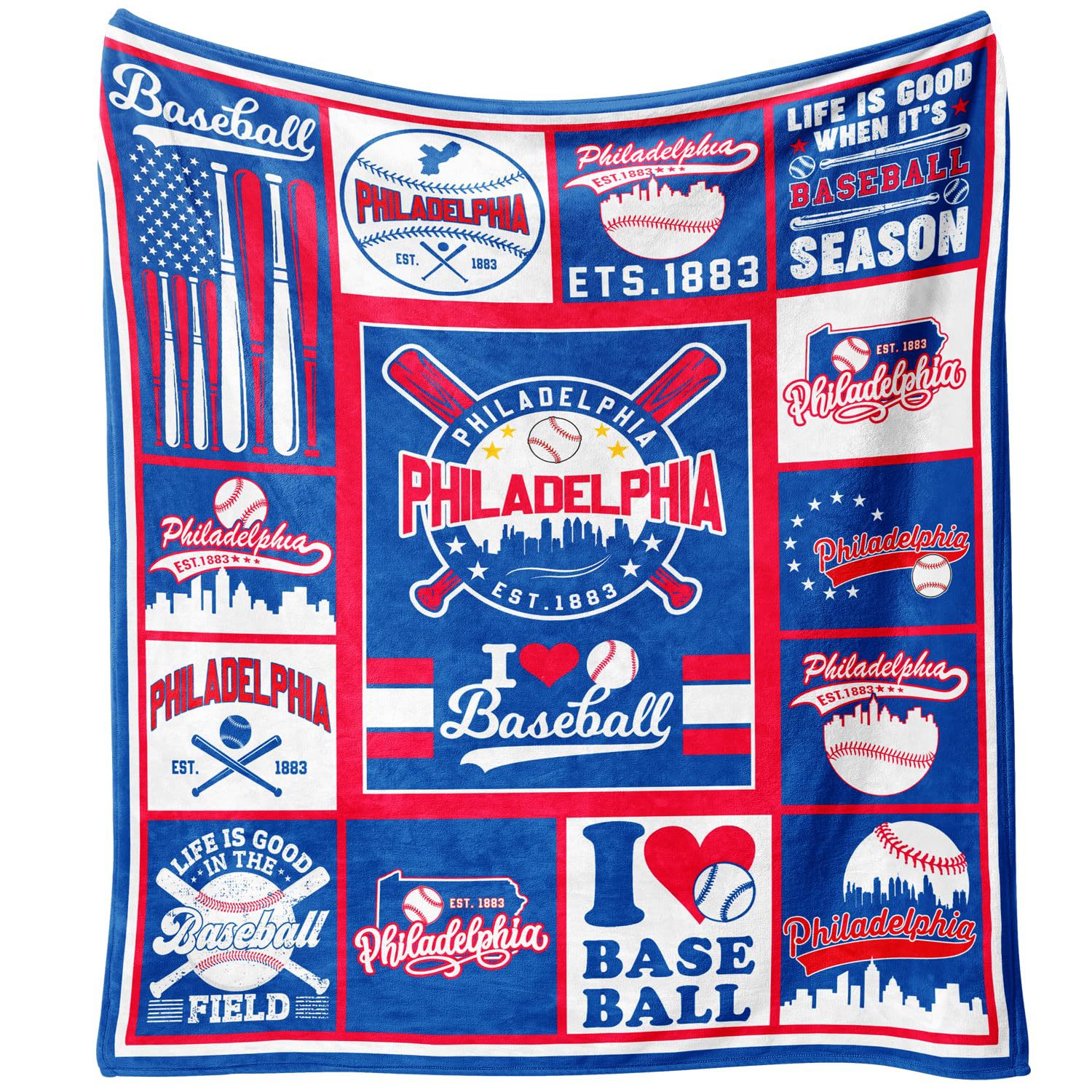 Mantras de béisbol para regalos para niños y hombres de todas las edades. Regalos de franela mantas cálidas para equipos de béisbol.