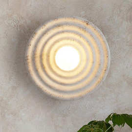 日式简约侘寂风壁灯走廊过道客厅室内背景墙设计师复古卧室床头