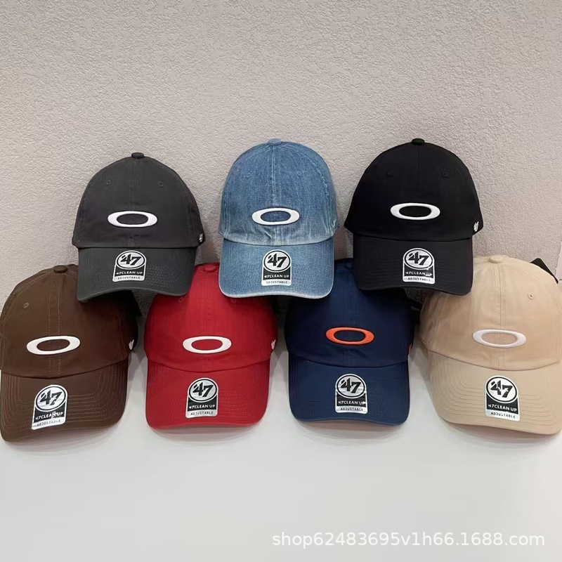 ヴィンテージオークレイジョイント47新しい刺繍入りピークキャップレトロストリートキコ野球帽トレンドを分解してコピー|undefined