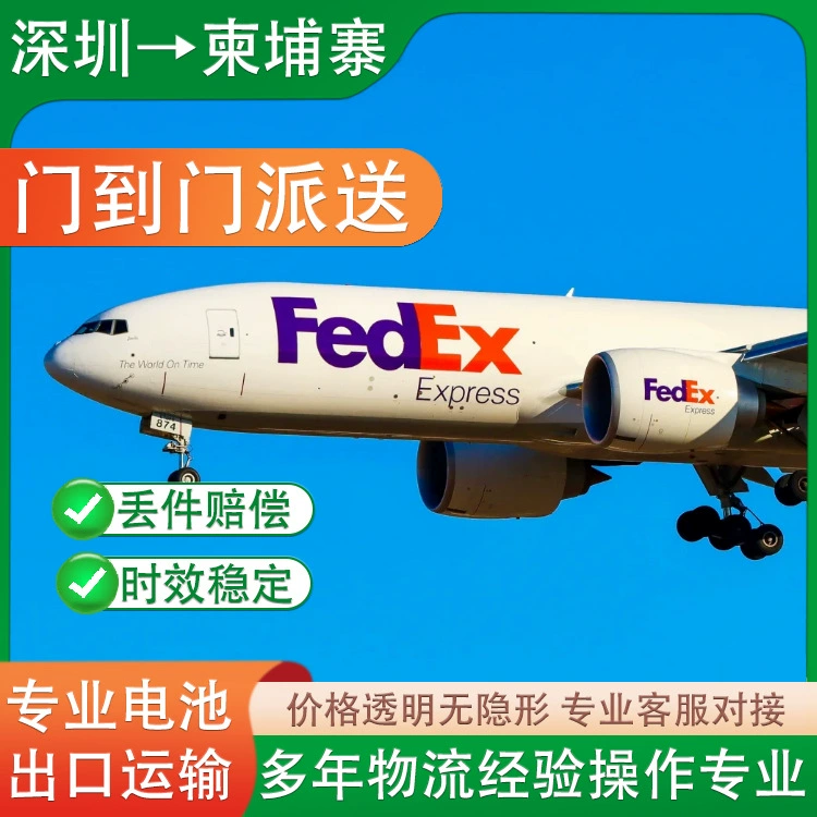 Литий-ионный аккумулятор Чистый аккумулятор Шэньчжэнь в Камбоджу FedEx Экспресс с налогом двойной очистки до двери DDU выделенная логистика