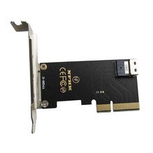 ���֧��PCIe 4.0 x4�Dto Slimline SAS (SFF-8654)�m����adapter