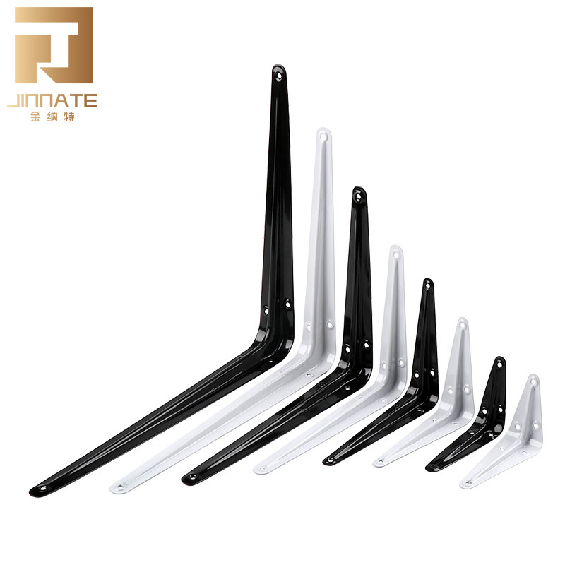Triangular Bracket Wall Support Nine-frame Iron Bookshelf Hardware Partition Layer Bracket Fixed Support