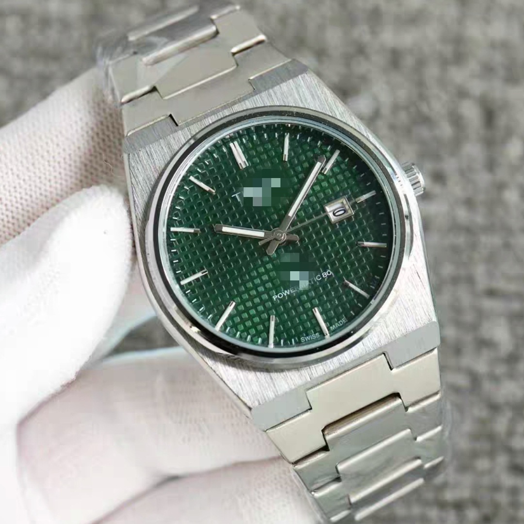 Tianjia Steel Strap Prx Series Super Player Quartz Mechanical Watch for Men and Women Couple Calendar Simple Style