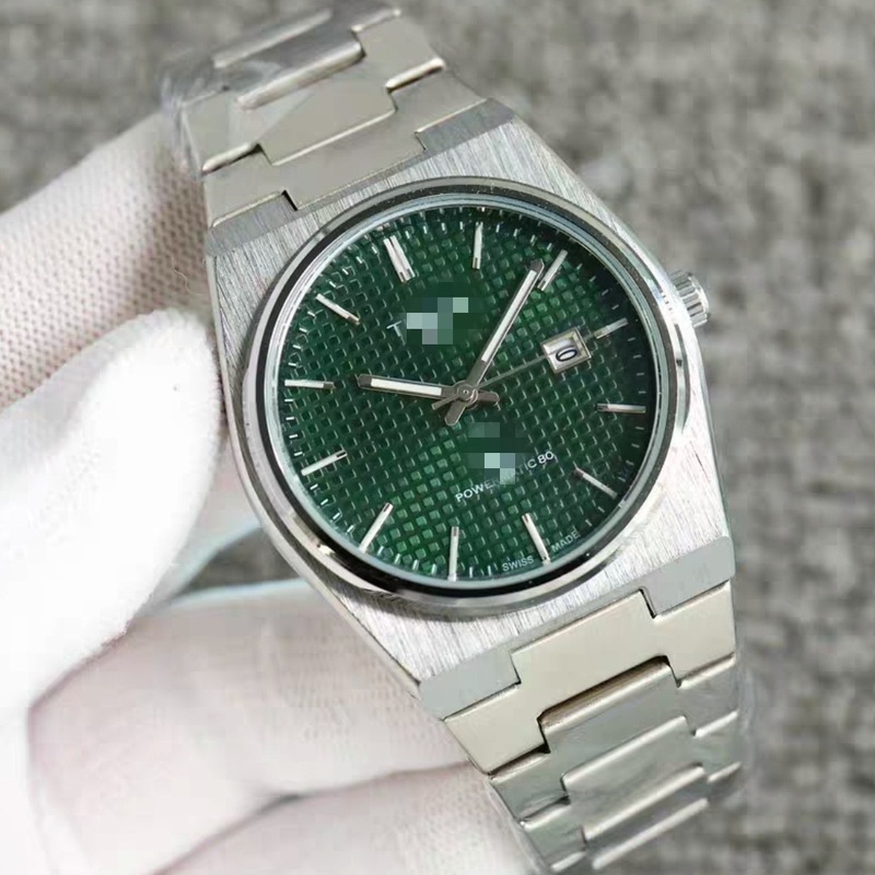 Tianjia Steel Strap Prx Series Super Player Quartz Mechanical Watch for Men and Women Couple Calendar Simple Style