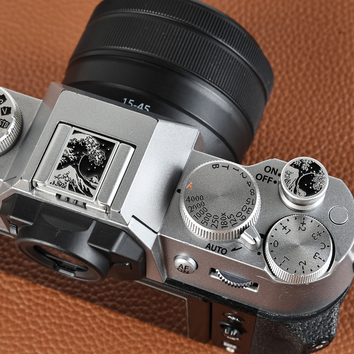 跨境相机热靴盖适用于富士xt50xm5xt30二代x100vi尼康zf快门按钮