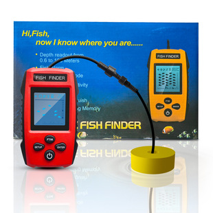 2024 Red Color Screen Wireless Fish Finder, Easy to Use, Starting from the Manufacturer, Precise Positioning Fish Positions Starting from One Piece