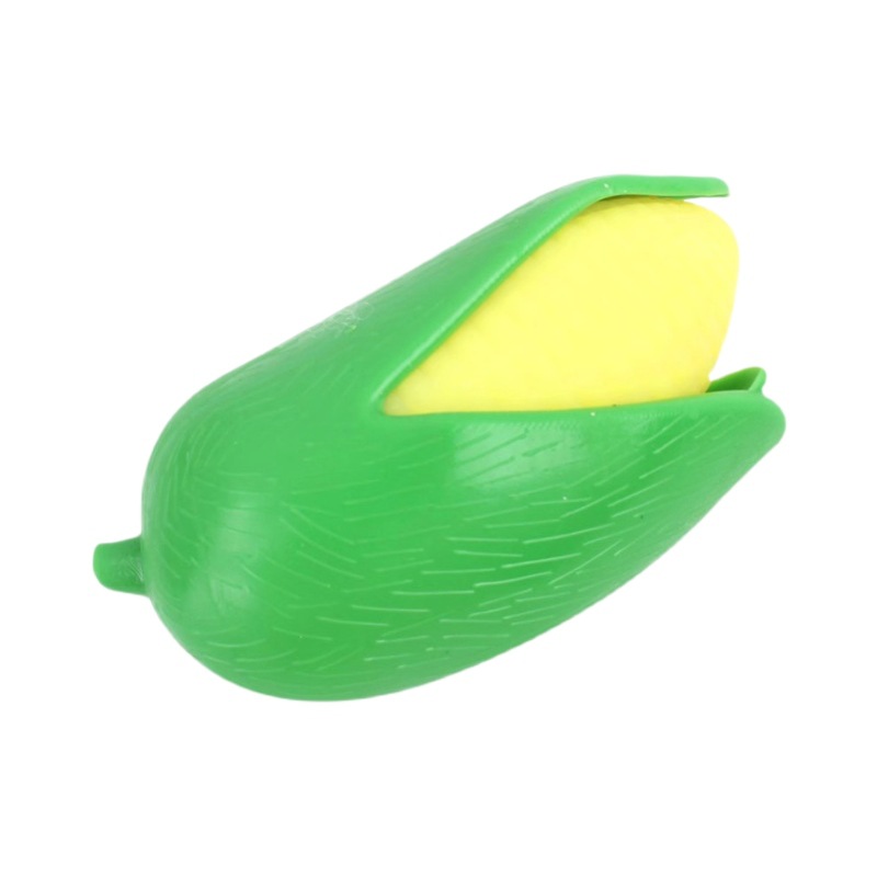 Simulación creativa TPR maíz pelado y salida de aire juguetes completos amasar bolas para descomprimir y descomprimir para desahogar la música de amasar niños