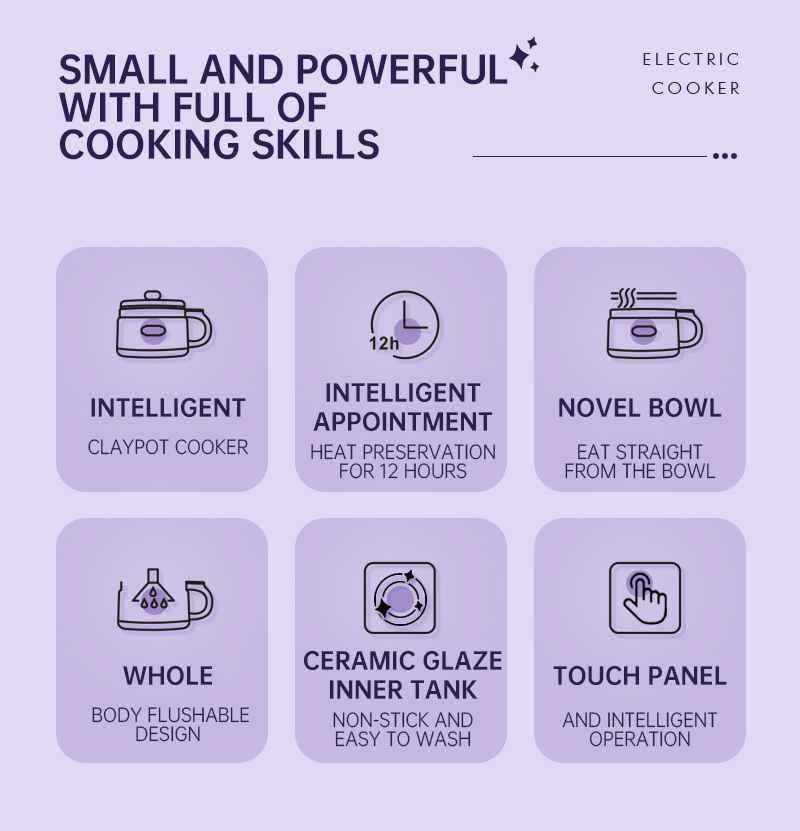 Cross-Border 110V Electric Small Multi-Functional Household Dormitory Instant Noodle Cooker US UK EU Plug_voghion.com