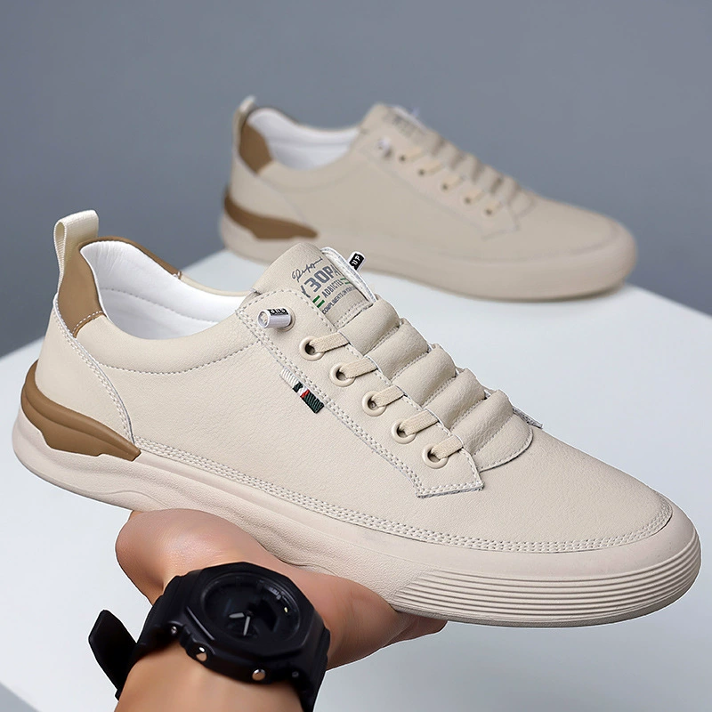 Autumn universal set, sneakers for leisure for leather shoes, white shoes, soft sole, wholesale