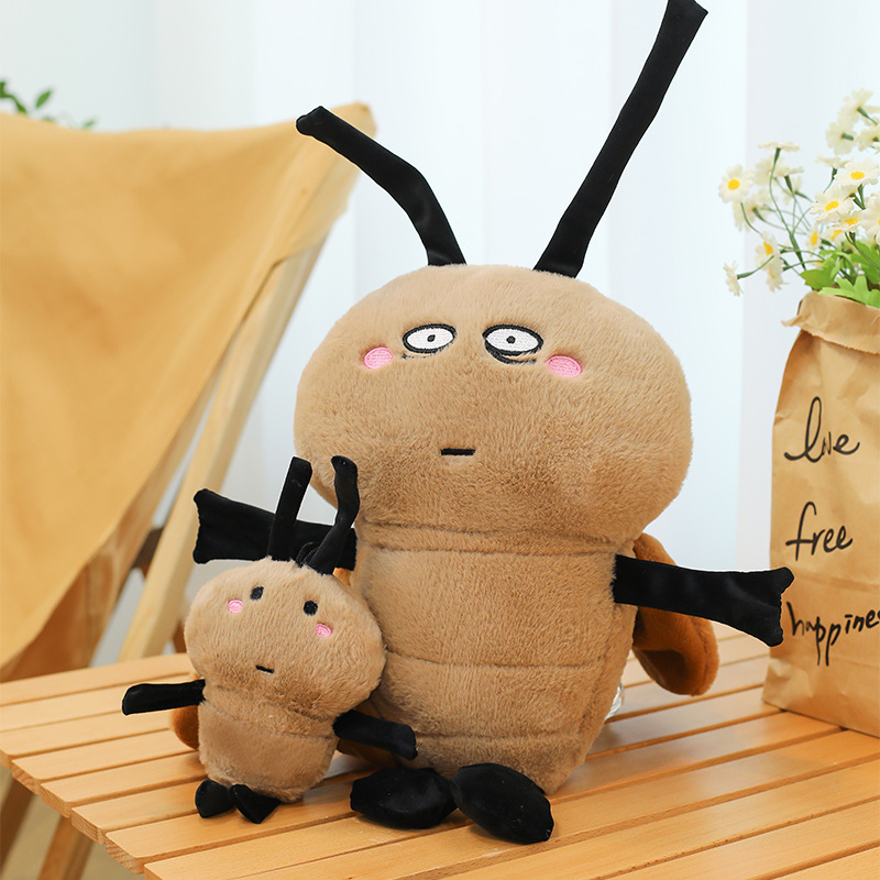 新作ゴキブリ小強ぬいぐるみ抱き枕クッションいたずら可愛いおもしろ人形おもちゃペンダント卸売|undefined