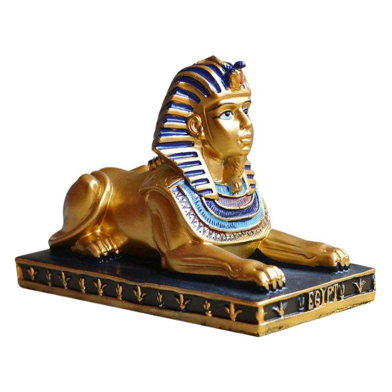 Modelo de construcción esfinge pirámide egipcia escritorio restaurante decoración bar Accesorios