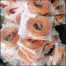 紫铜线接地线软连接 导电带裸铜线紫铜编织线铜绞线 0.1紫铜丝