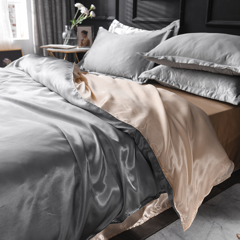 아이스 실크 실버 그레이 카멜