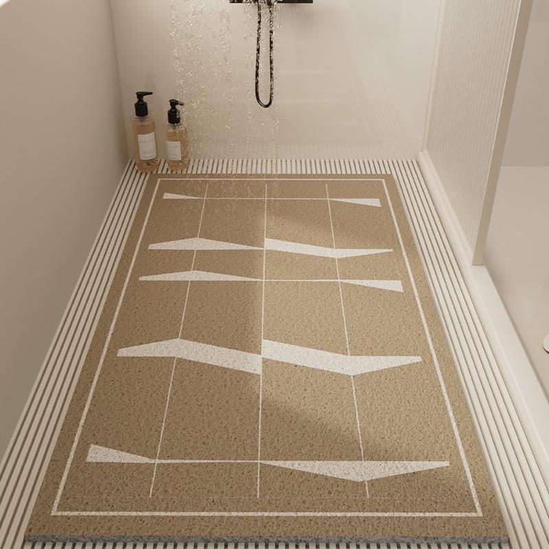 Bathroom Silk Ring Non-slip Mat Shower Room Bathroom Anti-fall Foot Mat for Elderly Bathtub Special Waterproof Mat