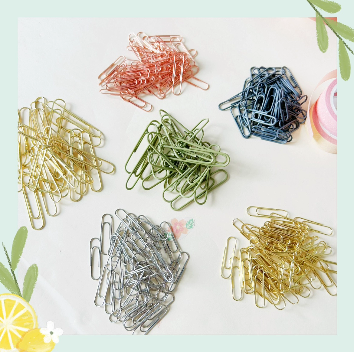Скрепка канцелярские принадлежности креативная многоцветная скрепка для студентов