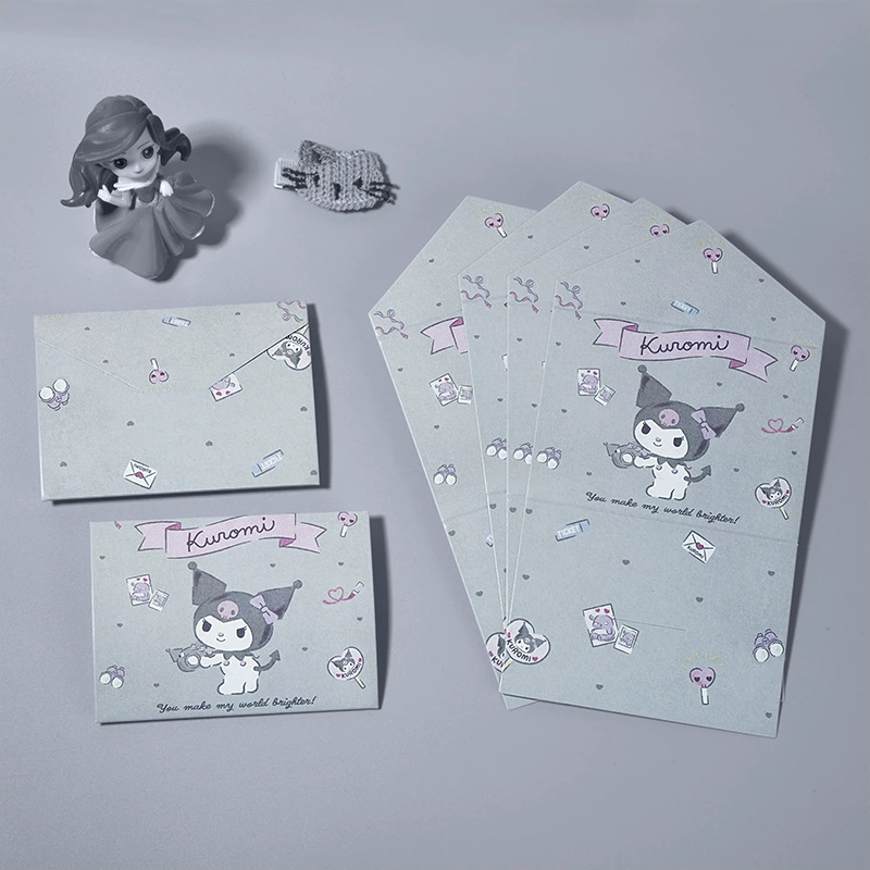 Sanrio, складная открытка для друга, открытки, мультяшные заколки