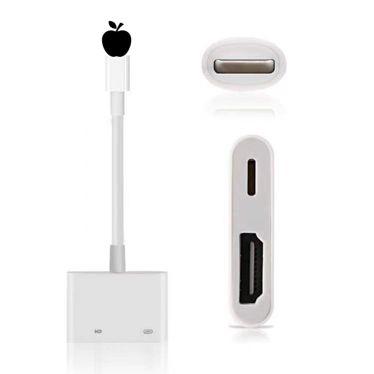 Transfronteriza iluminación del teléfono móvil a HDMI Cable de pantalla de proyección para el teléfono móvil de Apple a TV HD Video Converter