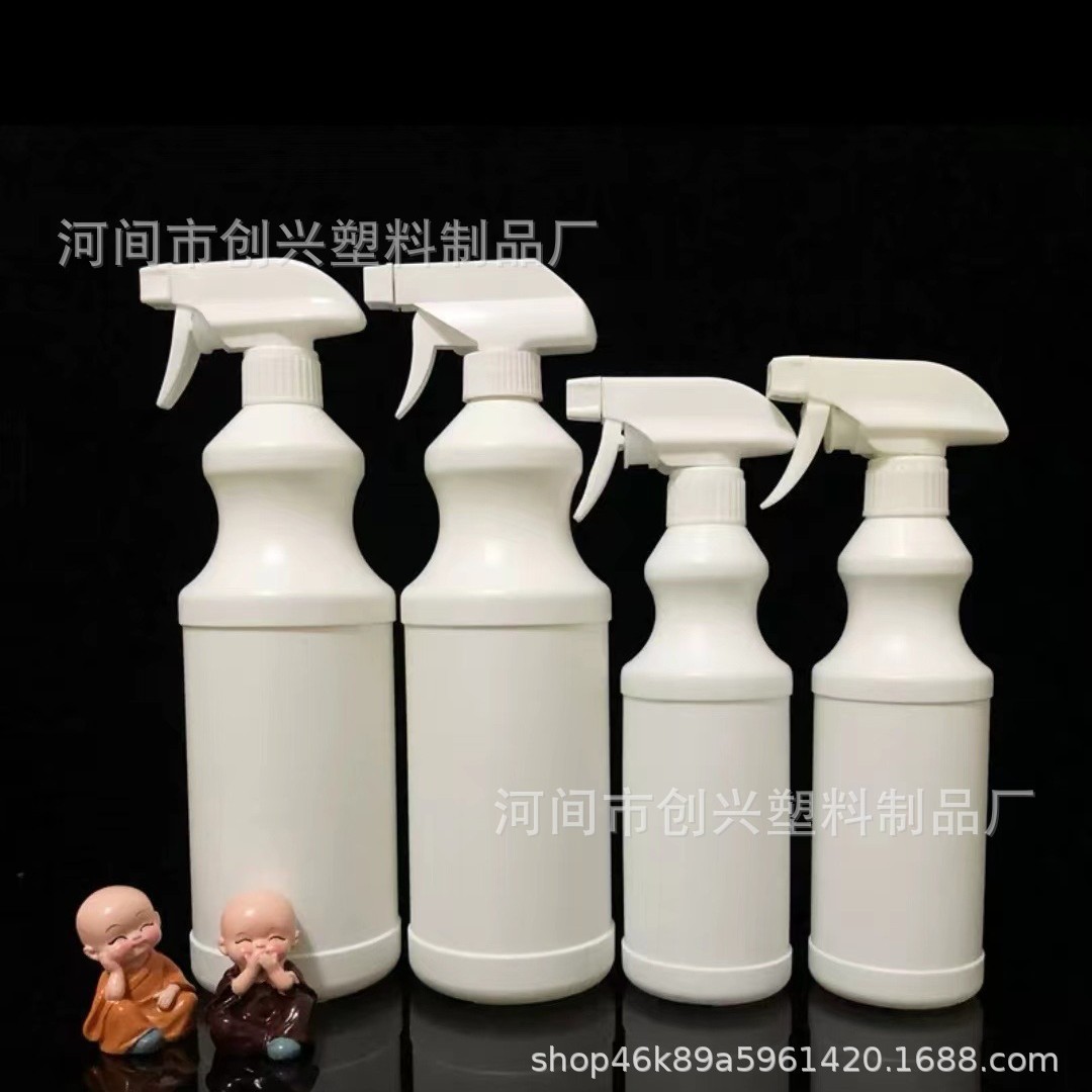 PE500ml消毒液喷雾瓶油污净洁厕液瓶子洗车液喷瓶塑料葫芦瓶子