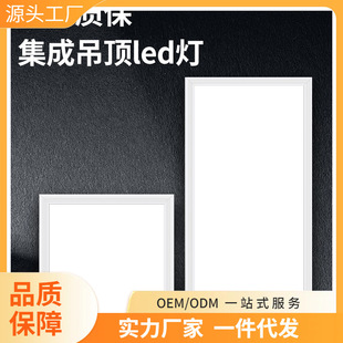 300x 600 integrated ceiling light embedded led kitchen and bathroom buckle panel light ceiling 30x 60 flat panel light