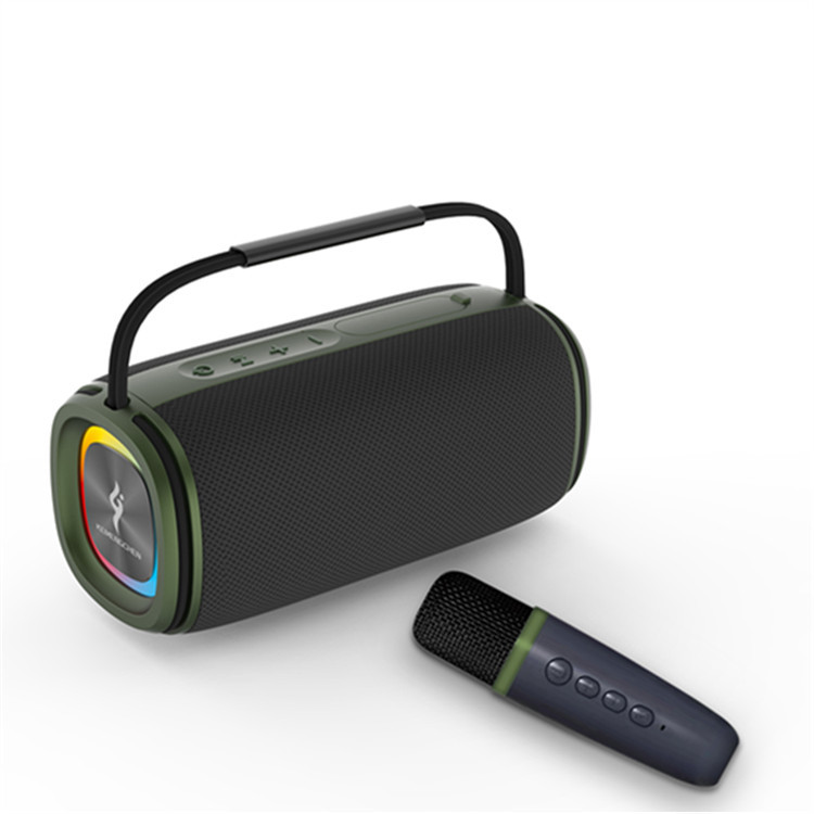 Fábrica modelo privado alta calidad de sonido altavoces inalámbricos deportivos al aire libre fiesta impermeable K música micrófono portable altavoces Bluetooth