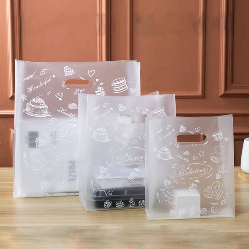 Baking Toast Bread Handbag Cake Dessert Bag Biscuit Food Transparent Handbag Disposable Bag Baking Toast Bread Handbag Cake Dessert Bag Biscuit Food Transparent Handbag Disposable Bag