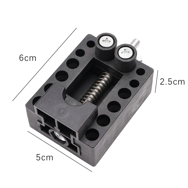Alloy small table vise 6x5x2.5cm black