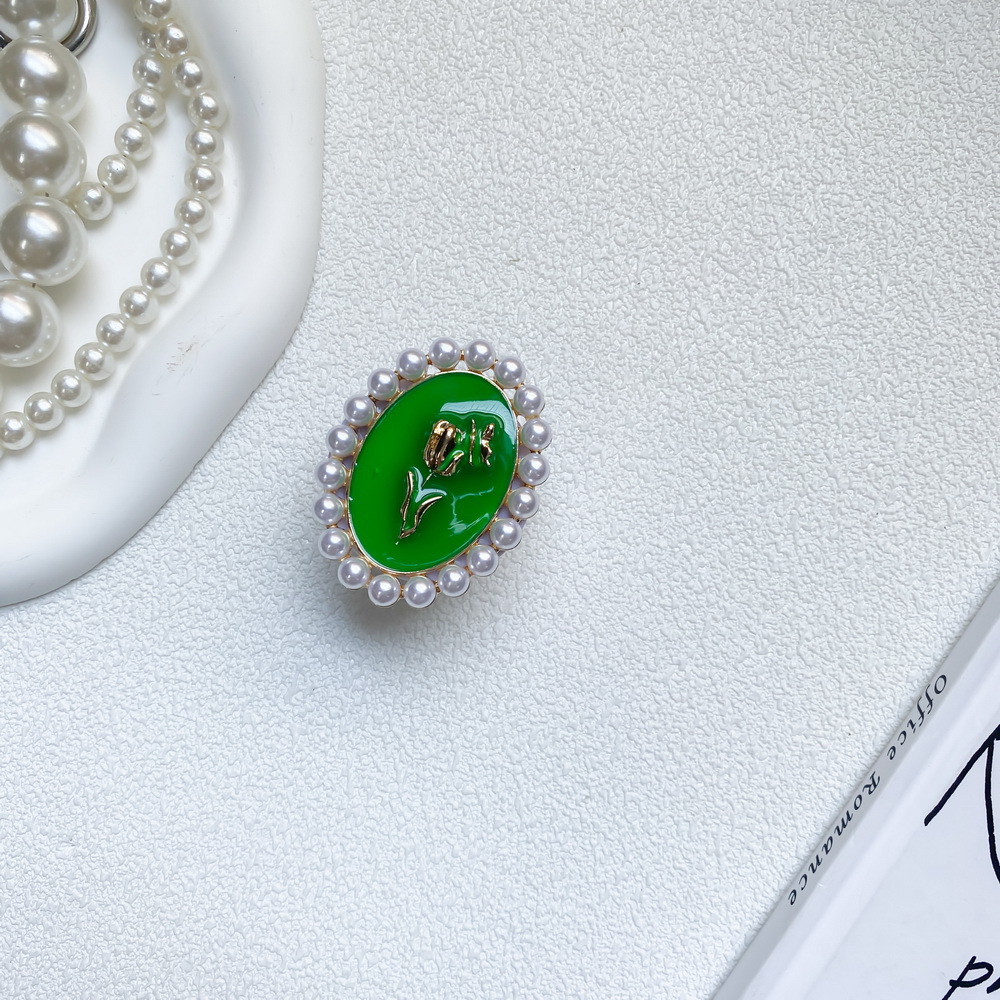 Metal Bracket-Pearl Rose Butterfly-Green.JPG
