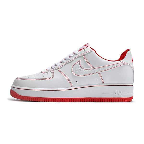 Air Force low -help white and red stitching