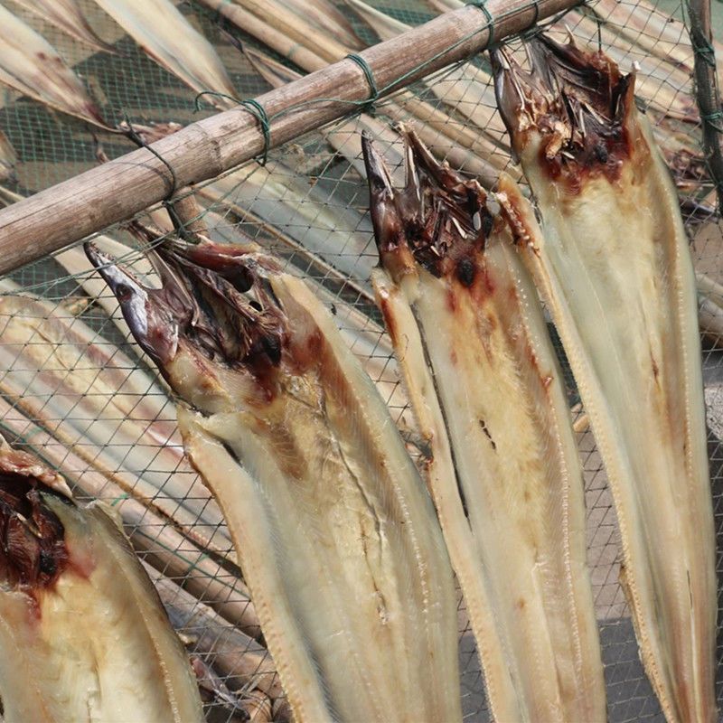 温州特产淡晒鳗鱼干沙鳗干东海鳗鱼肉鳗鱼片全淡整条干货海鲜500
