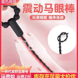 男用跳蛋震动马眼棒尿道扩张器成人玩具震动棒情成人趣用品自慰器