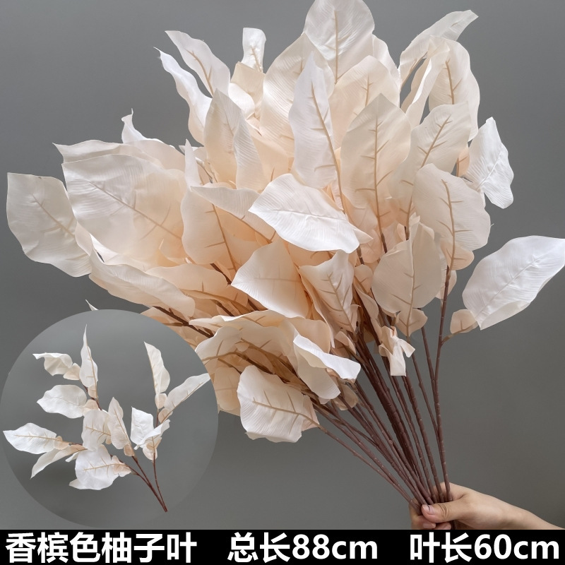 シャンパン色の結婚式の花の花の花の材料の結婚祝いの装飾の花の講堂の装飾の花のプラスチックの花の道は花の造花を導いています。|undefined