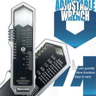 Multifunctional Adjustable Wrench Edc Wrench Portable Multifunctional Tactical Foldableing Tool Disassembly Wrench