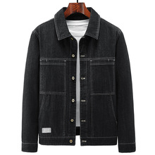 2022春秋季户外运动牛仔复古夹克男士休闲上衣宽松百搭外套男3261