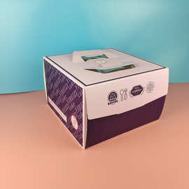生日蛋糕盒6 8 10 12 14 16寸纸盒烘焙方形包装蛋糕盒子工厂定制