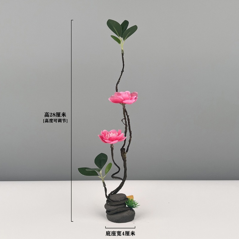 Wenpai 刺身プレート装飾料理ホテルケータリング冷菜装飾プラスチック花と植物のプレート装飾小さな装飾品|undefined