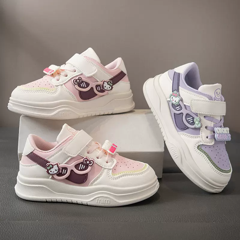 女童板鞋低帮儿童运动鞋秋季2025新款韩版休闲童鞋可爱软底跑步鞋