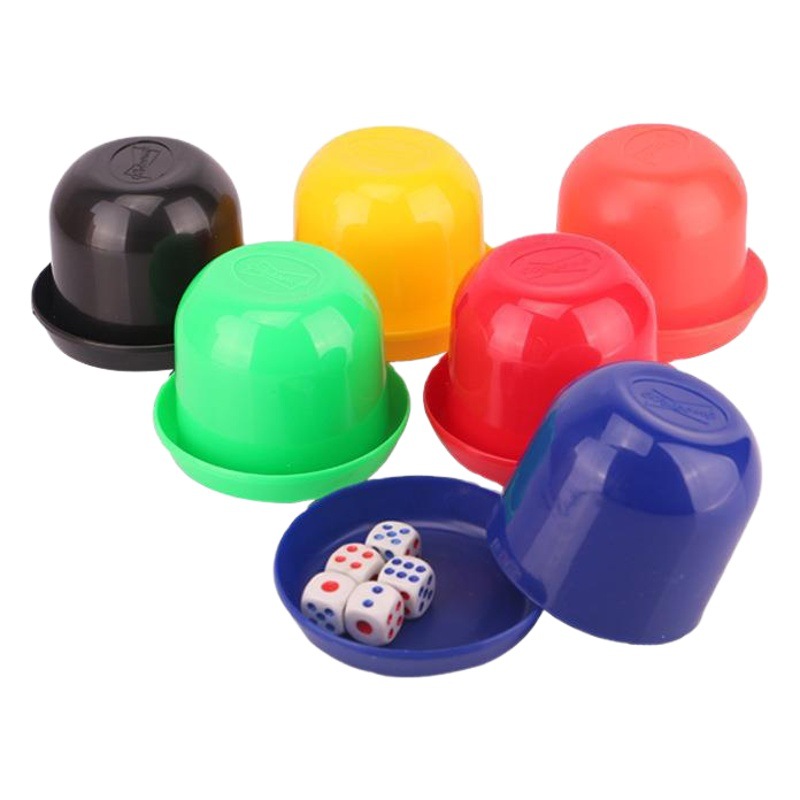 Puesto de comida Dados Taza de dados con soporte inferior Taza de tamiz Supermercado Taza de color de manivela Taza de color de color Taza de plástico de color Envío gratuito para el hogar al por mayor