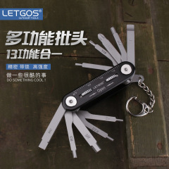 多機能ヘッドポータブル折り畳み式フルセットドライバー六角レンチ自転車修理工具ドライバー