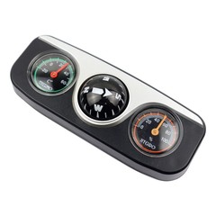 New three-in-one multifunctional car guide ball compass with thermometer car accessories factory direct delivery