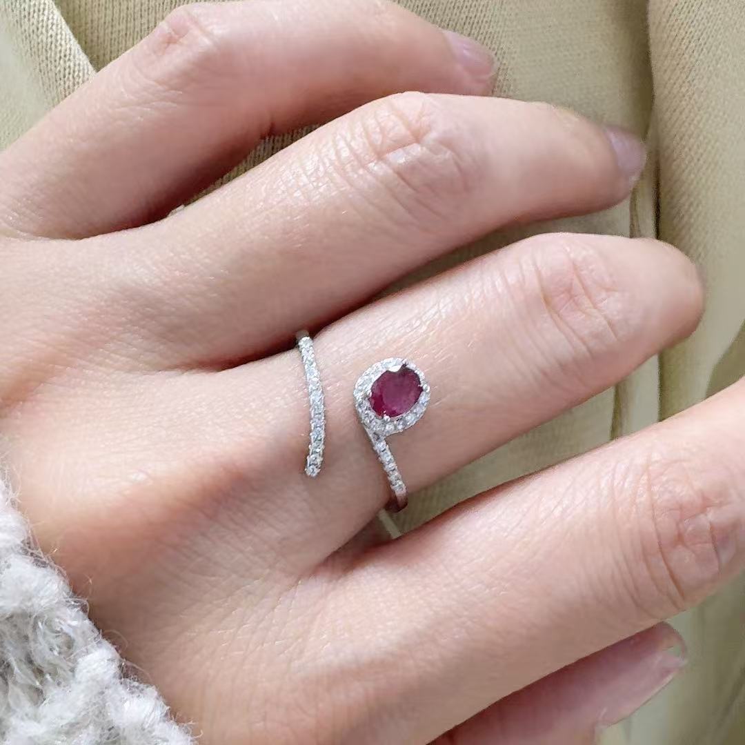 Women's, Unisex Gender 1 Piece 925 Sterling Silver Sapphire Geometric Gem September Birthstone Sapphire Zircon Open Rings Rings
