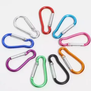 Hulu type No. 5 outdoor safety spring hook climbing kettle backpack hanging buckle LED lamp buckle aluminum alloy mountaineering buckle