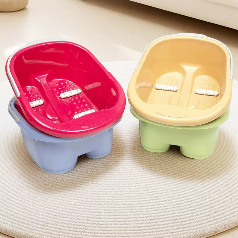 定制印刷塑料足浴盆 塑料按摩洗脚盆塑料足浴盆可印字logo