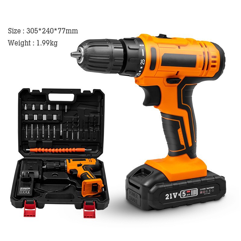 Cross-border cordless Lithium electric drill hand electric d..