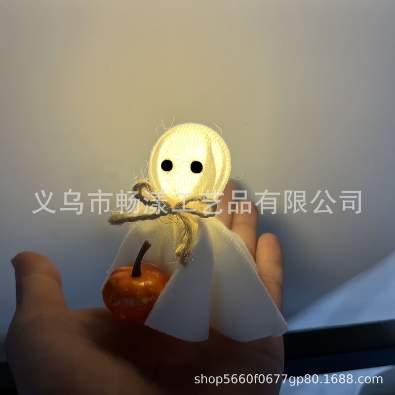 新しいハロウィンコウモリタグクリエイティブウッドビーズ麻ロープビーズ DIY ホーム壁掛け人形ペンダント|undefined