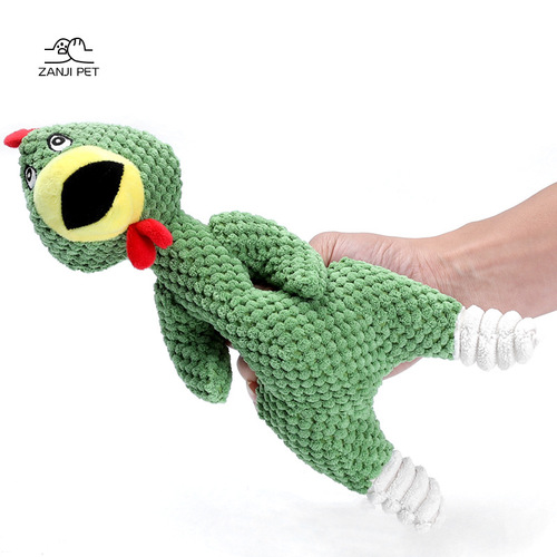 Pet Supplies Large Dog Plush Sounding Toy Screaming Chicken Pet Entertainment Teeth Cleaning Supplies Cross-Border Wholesale