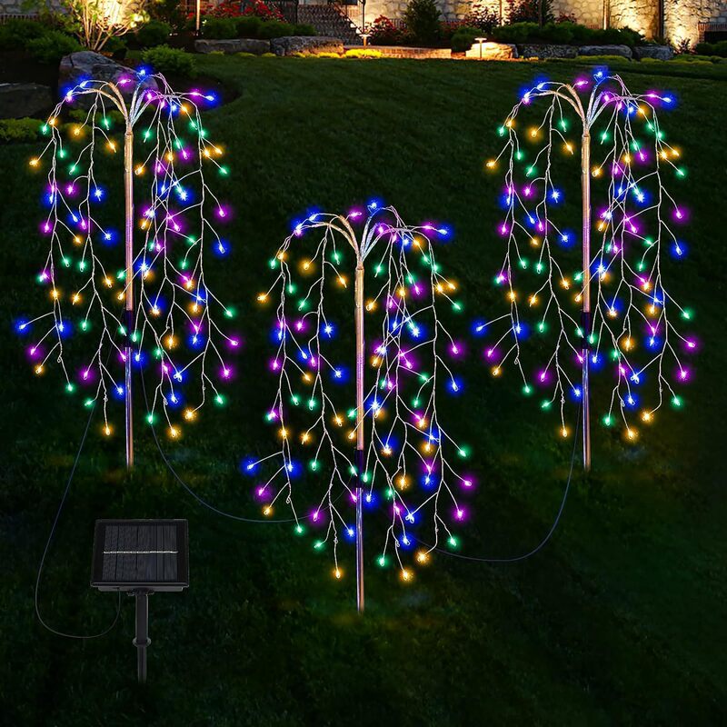 Solar Outdoor Firecracker Lights Courtyard Garden Layout Atmosphere Decorative Lights Creative New Outdoor Lawn