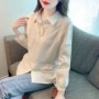 春秋款长袖新款polo衬衫
