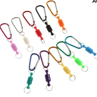 Outdoor Luya Magnetic Buckle Magnetic Buckle Mountaineering Buckle Catch Fish Gloves Magnet Hanging Buckle Strong Magnetic Hanging Key Chain A003