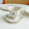 Yanzi tableware (coffee cup + cup and saucer)